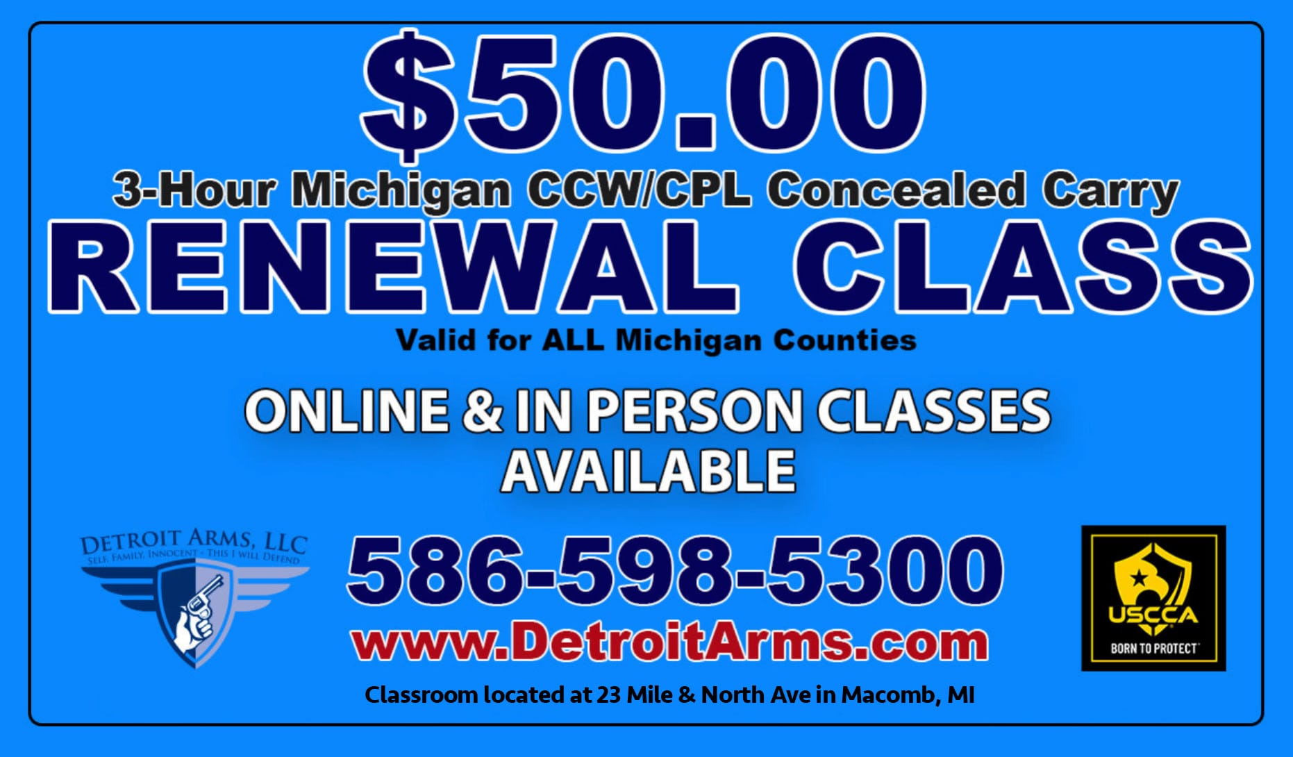 Michigan CPL Renewal Class